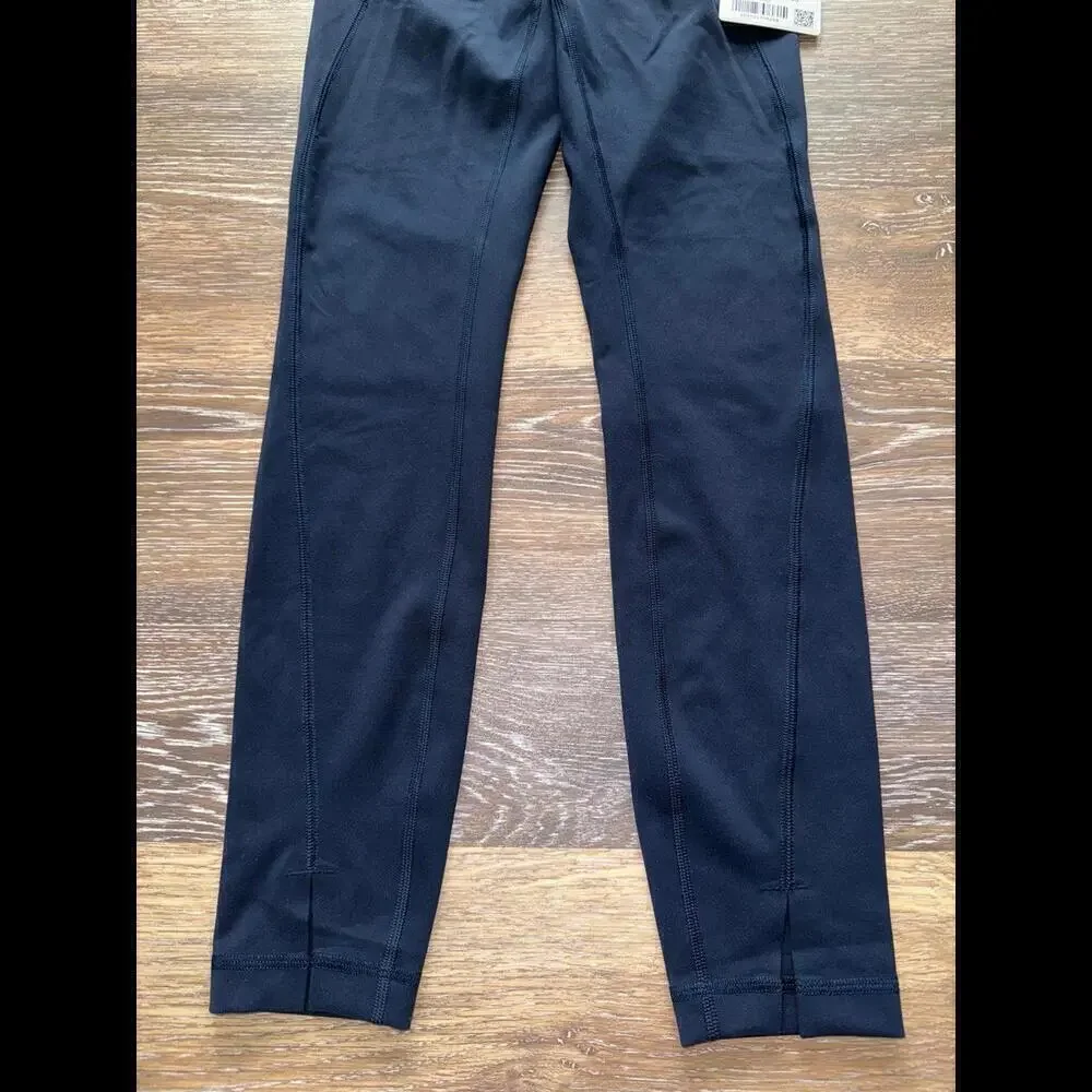 Lululemon Wunder Train High Rise 25” Hem Slit True Navy Size 2 NWT